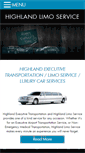 Mobile Screenshot of highlandlimoservice.com